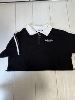 LTXC クロップドTシャツ S ブラック