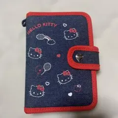 デニム キティ シール帳 バインダー リフィルなし