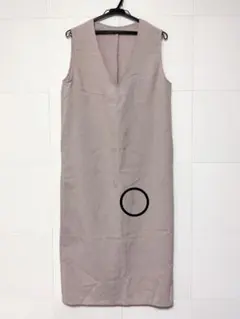 GRL バックスリットジャンパースカート[dk967] ベージュ ショート