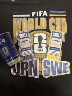 ワールドカップ 日本vsスウェーデン マッチデイTシャツ マフラータオル 