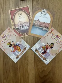 東京ディズニーランドホテル ホテルミラコスタ ポストカード 4枚セット