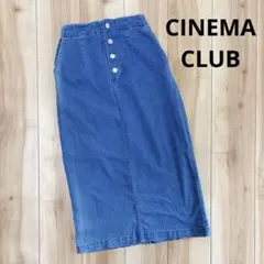 CINEMACLUB デニムスカート　タイトスカート　ストレッチ　ハイウエストのサムネイル