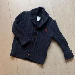 Ralph Lauren ダークネイビー カーディガン 12M