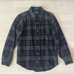 PENDLETON ネルシャツ 青タグ ウール チェックシャツ M 総柄 90sのサムネイル