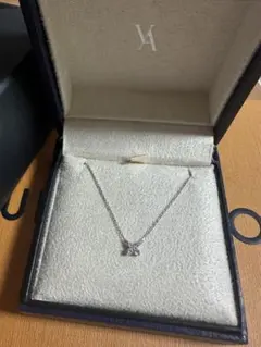 お値下げ不可Vendome Aoyama K18YG一粒ダイヤネックレス♡ - メルカリ