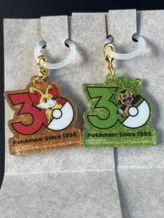 ポケモン 30周年ロゴマスコット2 フォッコ　ハリマロン