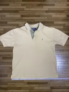 【Polo Ralph Lauren】ポロシャツ ベージュ x カーキ メンズM