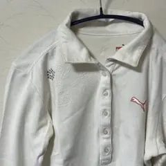 プーマ　PUMA ゴルフウェア　レディース　長袖ポロシャツ　Mサイズ