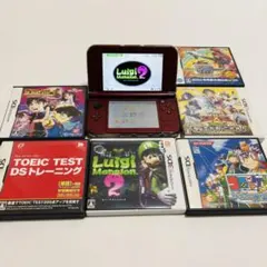 New 3DS LL レッド ソフト6本付き