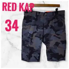 REDKAPレッドキャップ　ブラックカモ 迷彩 ハーフパンツ 34　L~XLのサムネイル
