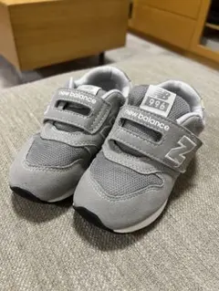 【16cm】New Balance 996 グレー ベルクロ式キッズシューズ