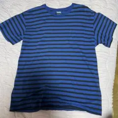Pherrow's ボーダー ポケットTシャツ ブルー×ブラック Mのサムネイル