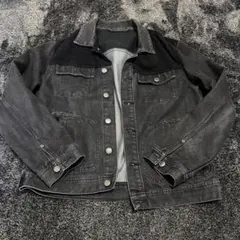 ダークグレー デニムジャケット