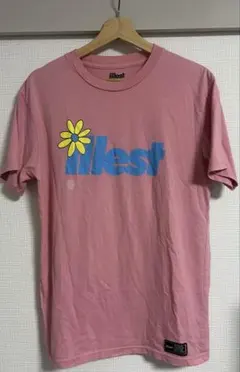 ILLEST DAISY LOGO Tシャツ　Mサイズ　ピンク　色落ち有。