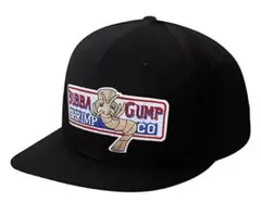 映画 フォレストガンプ 名作 BUBBA GUMP SHRIMP キャップ　黒