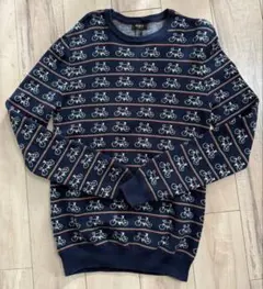 【フォーエバー21】総柄自転車柄ニット