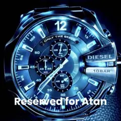 DIESEL ディーゼル 上位モデル 定価45500円 ビッグフェイス 稼働レア