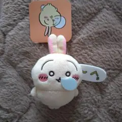 ちいかわ うさぎだらけくじ E賞 ぬいぐるみバッジ（ぐ～）タグ付き