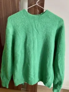 URBAN RESEARCH メンズ　グリーンニット Mサイズ