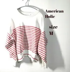 アメリカンホリックAmericanHolic✨クルーネック　フレアスリーブ　M