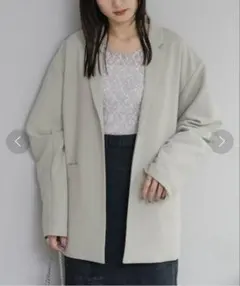 【美品✨】Kastane デザインオーバージャケット ミント