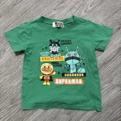 アンパンマン キャラクターTシャツ グリーン　100cm