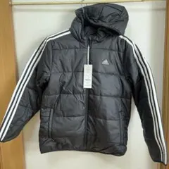 ADIDAS JTH12 フードジャケット ブラック/ホワイト 160cm