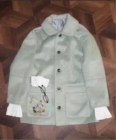 2way shaggy jacket / フリルシャギージャケット