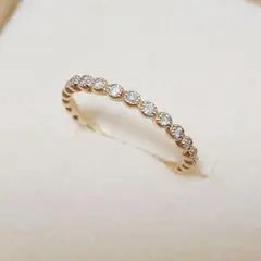 agete アイビーモチーフ　透かし ダイヤモンド リング　9号 K10 agete アイビーモチーフ 透かし ダイヤモンド リング 9号 K10 - メルカリ
