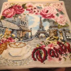 新品未使用　フェイラーFeiler 　PARISエッフェル塔とバラ