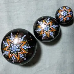 ロシアの木製小物入れ　(入れ子)