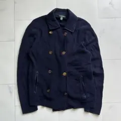 LAUREN RALPH LAUREN ダブルボタン ニットカーディガン XL