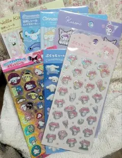 サンリオキャラクターのシールセット