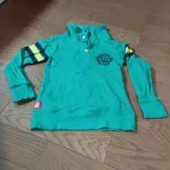 BABY DOLL フード付きグリーントレーナー