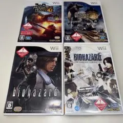 Wii モンスターハンター　バイオハザード　CAPCOM 4本セット