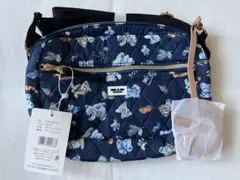 ポールアンドジョー アクセソワ ショルダーバッグ ベアプリント　ミラー付き