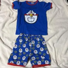 新品110cmドラえもん 半袖パジャマ 上下セット ブルー キッズ 子供服のサムネイル