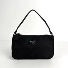 ほぼ未使用 PRADA プラダ ハンドバッグ アクセサリーポーチ ナイロン