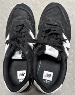 New Balance 996 スニーカー ブラック　24．5cmのサムネイル