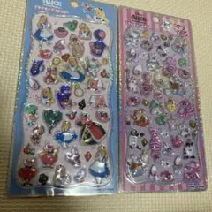 アリス・イン・ワンダーランド プチドロップステッカー2シートセット