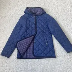 LAVENHAM ラベンハムキルティングジャケット フード付き