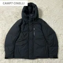 【CAMP7 CINELLI】ダウンジャケット ブラック M
