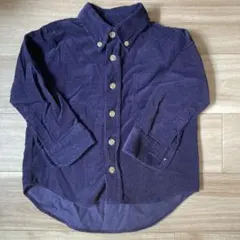 COUCOU ネイビー ボタンダウンシャツ 90