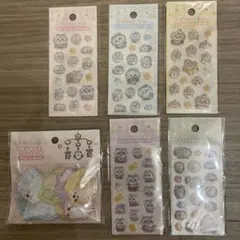 ちいかわベビー ミニミニぷっくりシール4種とおしりもっちりフレークシールセット