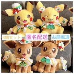 ポケパーク 限定 ピカチュウ & イーブイ ぬいぐるみ 特大サイズ 2体