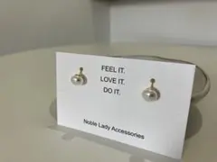 パールピアス♡10mm ぽてっとしたデザイン♡