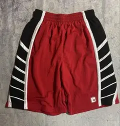 【稀有】AND1 安德萬 籃球褲 斑馬線 2XL 紅 黑 Y2K