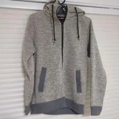 BEAMS グレー　パーカー　裏起毛　古着　ビームスハート