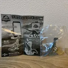 ジュラシックワールド　デスクトップフィギュア　ブルー