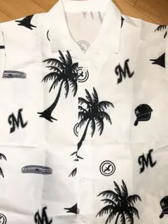 非売品 千葉ロッテマリーンズ　来場記念 アロハ シャツ